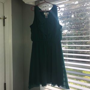 green cute dress